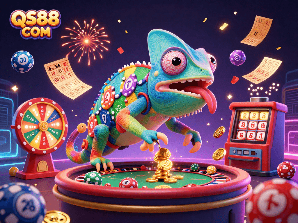 Experience excitement at QS88 COM with vibrant games and rewards in this dynamic casino scene.