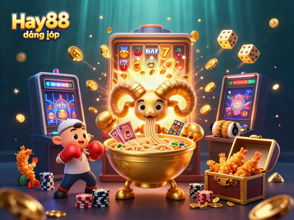 Engage in Hay88 đăng nhập with vibrant 3D casino characters and dynamic gaming elements.