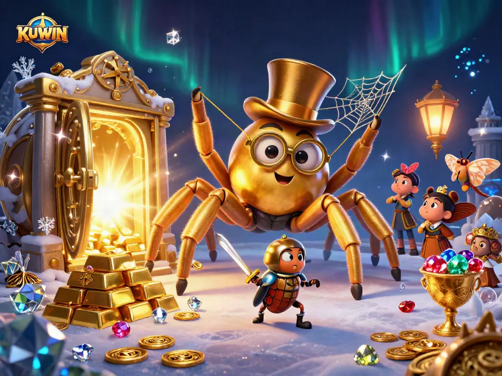 KUWIN showcases thrilling casino adventures with vibrant 3D characters in an enchanting gambling world.