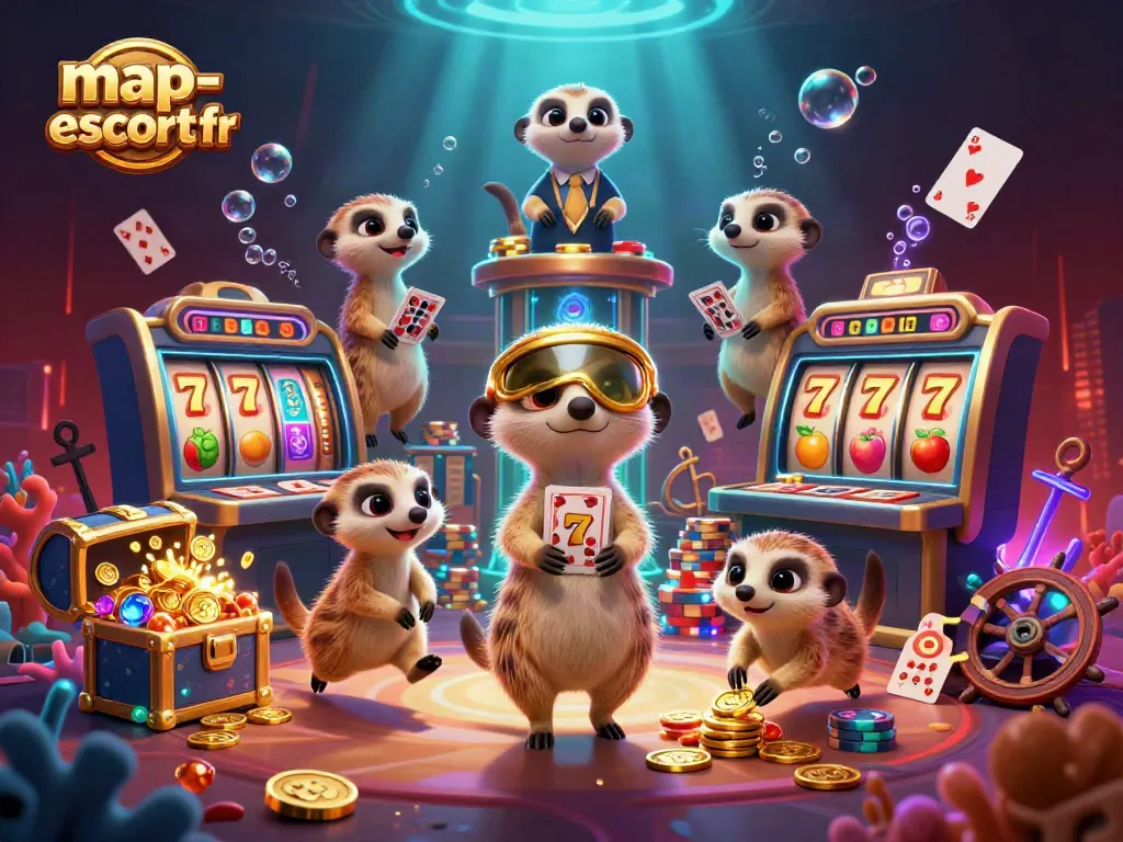 Play with map-escort-fr as meerkats run a vibrant casino of dynamic slot games and rich treasures.