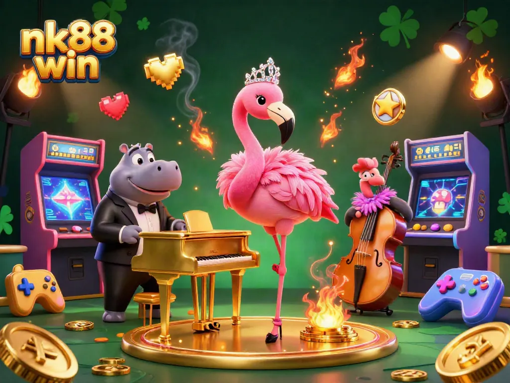 Experience nnk88 win with vibrant casino energy, featuring lively characters and dynamic game elements.