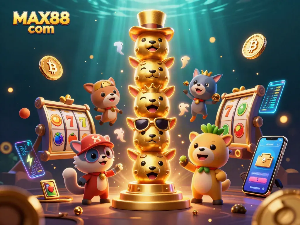Experience thrilling jackpots at MAX88 com with vibrant casino elements and captivating animations.