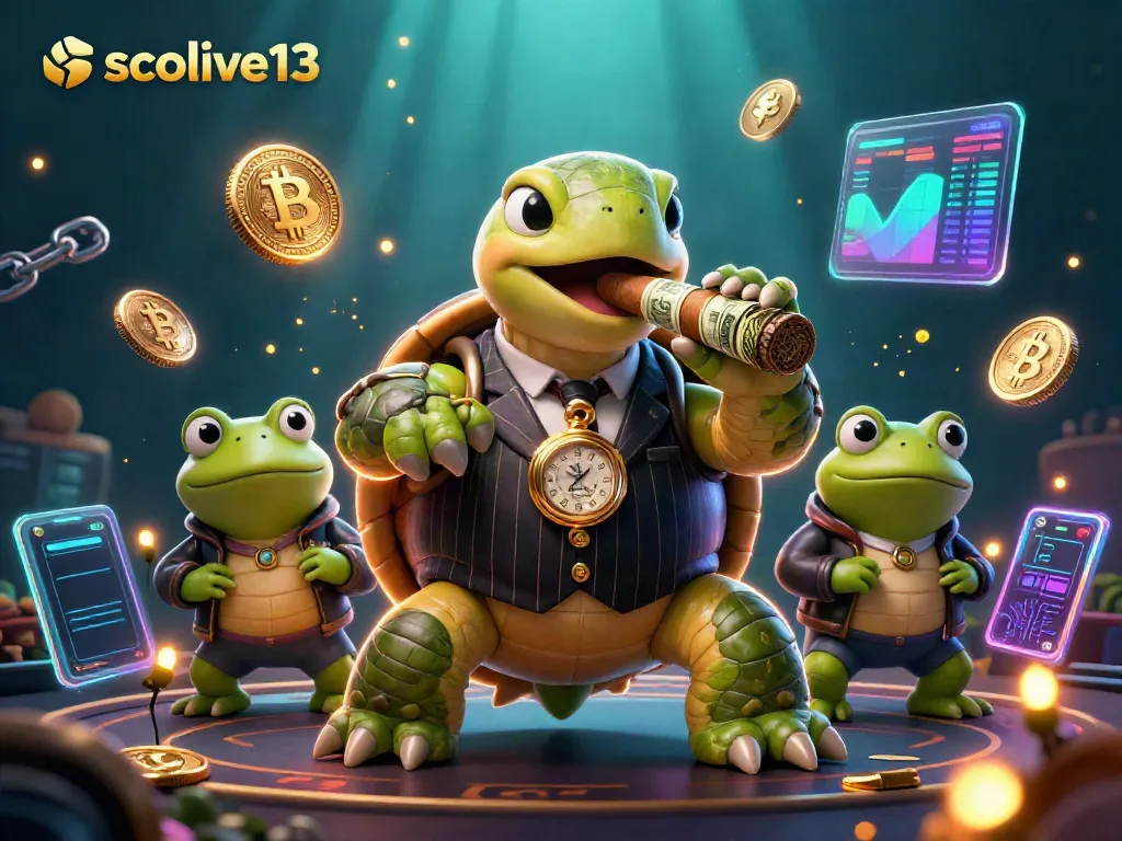 Engage with socolive13's vibrant casino scene featuring characters in action amidst glowing cryptocurrency elements.