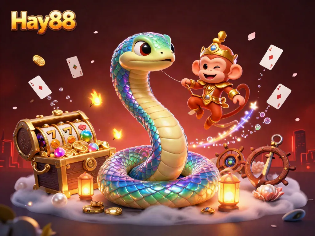 Spin to win with Hay88's colorful slot game adventure full of treasures and excitement.