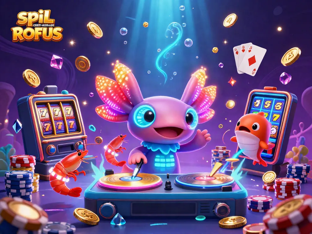Play at spil casino uden om ROFUS with lucky slot machines, dynamic 3D casino action, and vibrant characters.